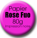 affiche rose fluo