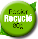 affiches sur papier recycle