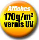 affiche 170g avec vernis UV
