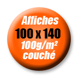 imprimer des affichesB0 100x140 -papier 100/m&sup2;