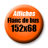 Affiche pour flanc de bus droit 152 x 68