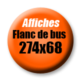 affiche pour flanc de bus gauche 274x 68 &agrave; coll&eacute;e