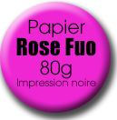 affiche rose fluo