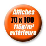 imprimer des affiches B1 en 70x100 pas ch&egrave;re avec la centrale des affiches