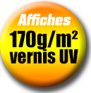 affiche 170g avec vernis UV