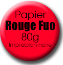 affiche rouge fluo