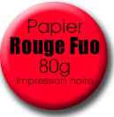 affiche rouge fluo