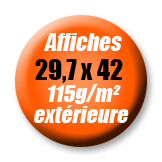 affiches A3 exterieur