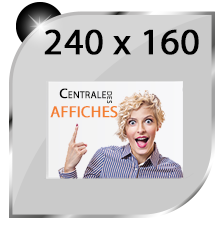 imprimer des affiches 240x160 vraiment pas chère sur le site spécialisé des affiches, la centrale des affiches, pour imprimer en ligne moins cher vos affiches petits et grands formats