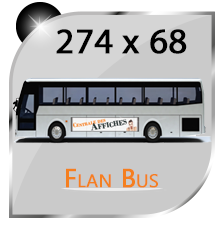 imprimer des affiches pour les flancs de bus 274x68 vraiment pas chère sur le site spécialisé des affiches, la centrale des affiches, pour imprimer en ligne moins cher vos affiches petits et grands formats